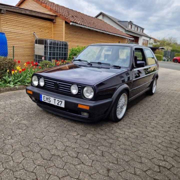 Tim’s Volkswagen Golf 2 Fire and Ice